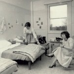 Swiss Hostel for Girls, bedroom, 1957